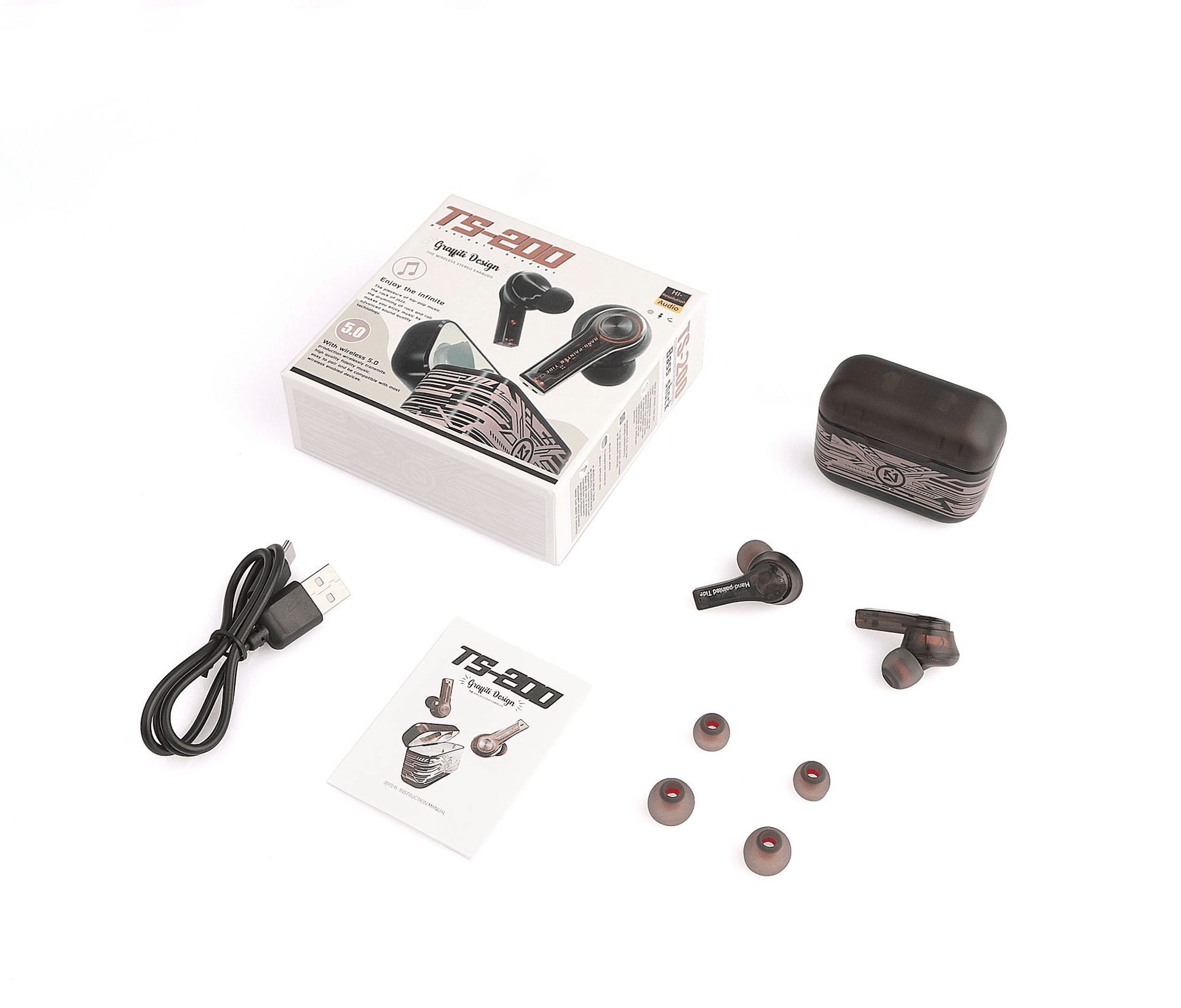 Touch Control Mini TWS Wireless Bluetooth 5.0 Earphones - VirtuousWares:Global