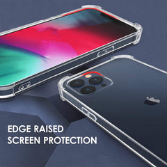 Transparent Crystal Clear Case with Bumper Edge Protection for iPhone - VirtuousWares:Global