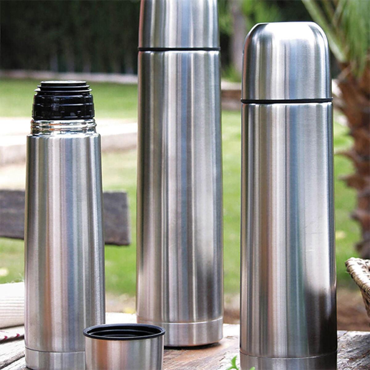 Travel thermos flask Quid Xylon Metal Steel Stainless steel 500 ml - VirtuousWares:Global