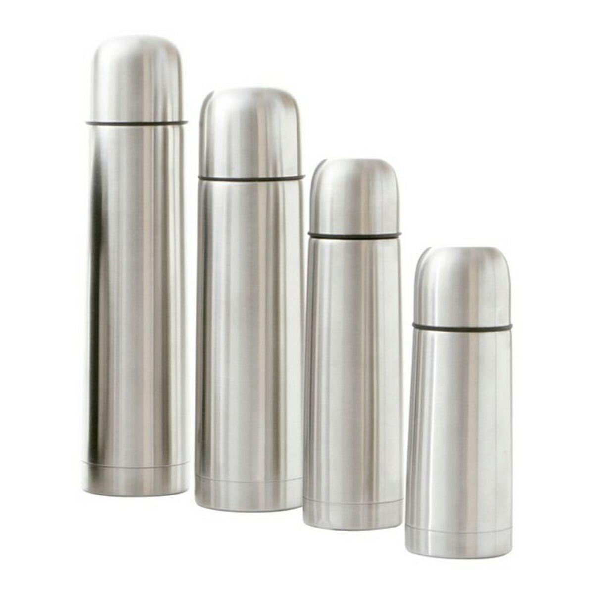 Travel thermos flask Quid Xylon Metal Steel Stainless steel 500 ml - VirtuousWares:Global