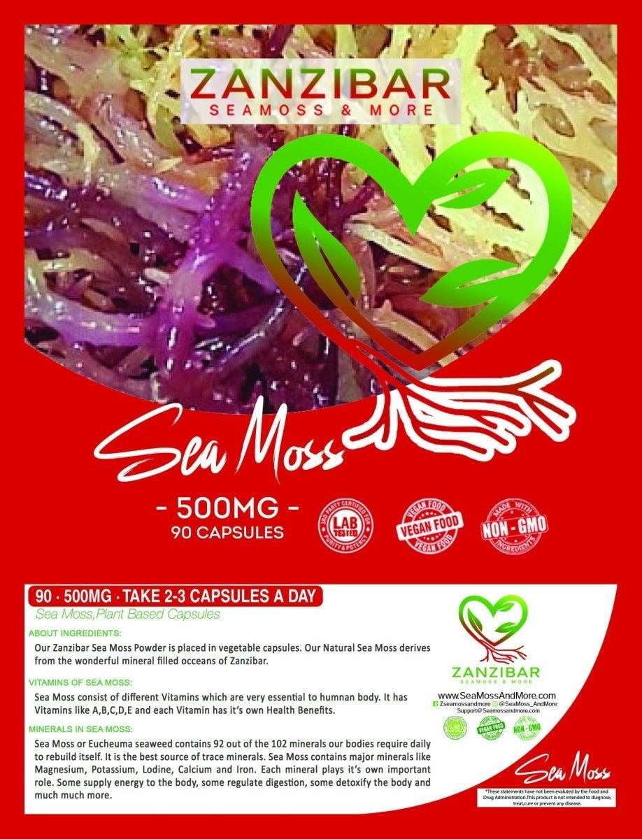 Trio Pack - Seamoss, Blackseed, Moringa (1 Month Supply) - VirtuousWares:Global