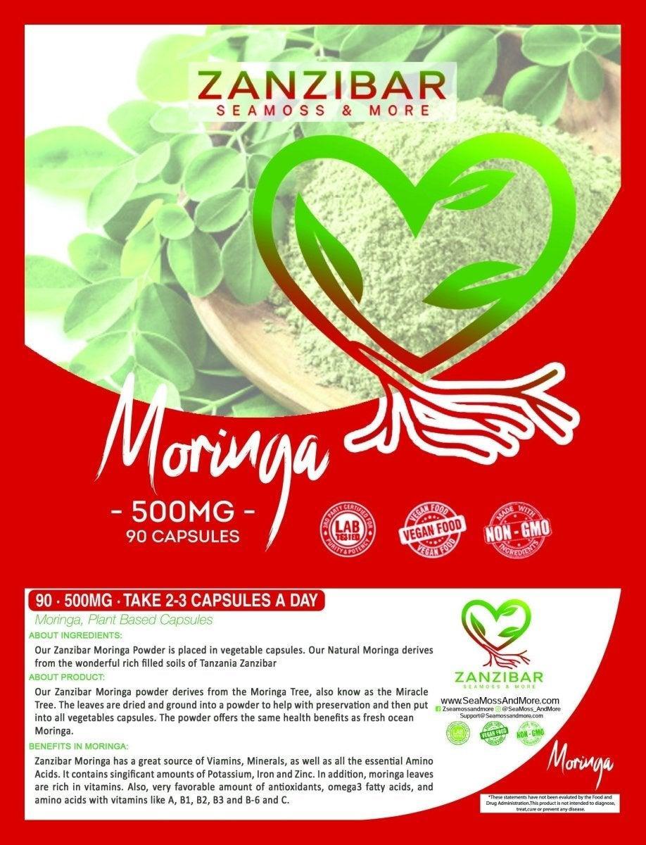 Trio Pack - Seamoss, Blackseed, Moringa (1 Month Supply) - VirtuousWares:Global
