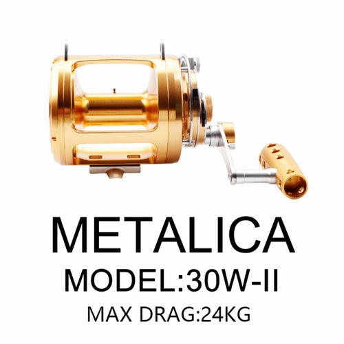 Trolling wheels 30W-II/50W-II/80W-II 8+1BB Drum Reels Casting Large - VirtuousWares:Global