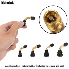 Tubeless Tyre Valve Set Valve Stems 45° Angled For Xiaomi /Ninebot - VirtuousWares:Global