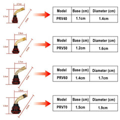Tubeless Tyre Valve Set Valve Stems 45° Angled For Xiaomi /Ninebot - VirtuousWares:Global