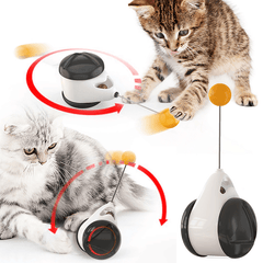 Tumbler Balanced Wheel Swinging Ball Cat Toy - VirtuousWares:Global