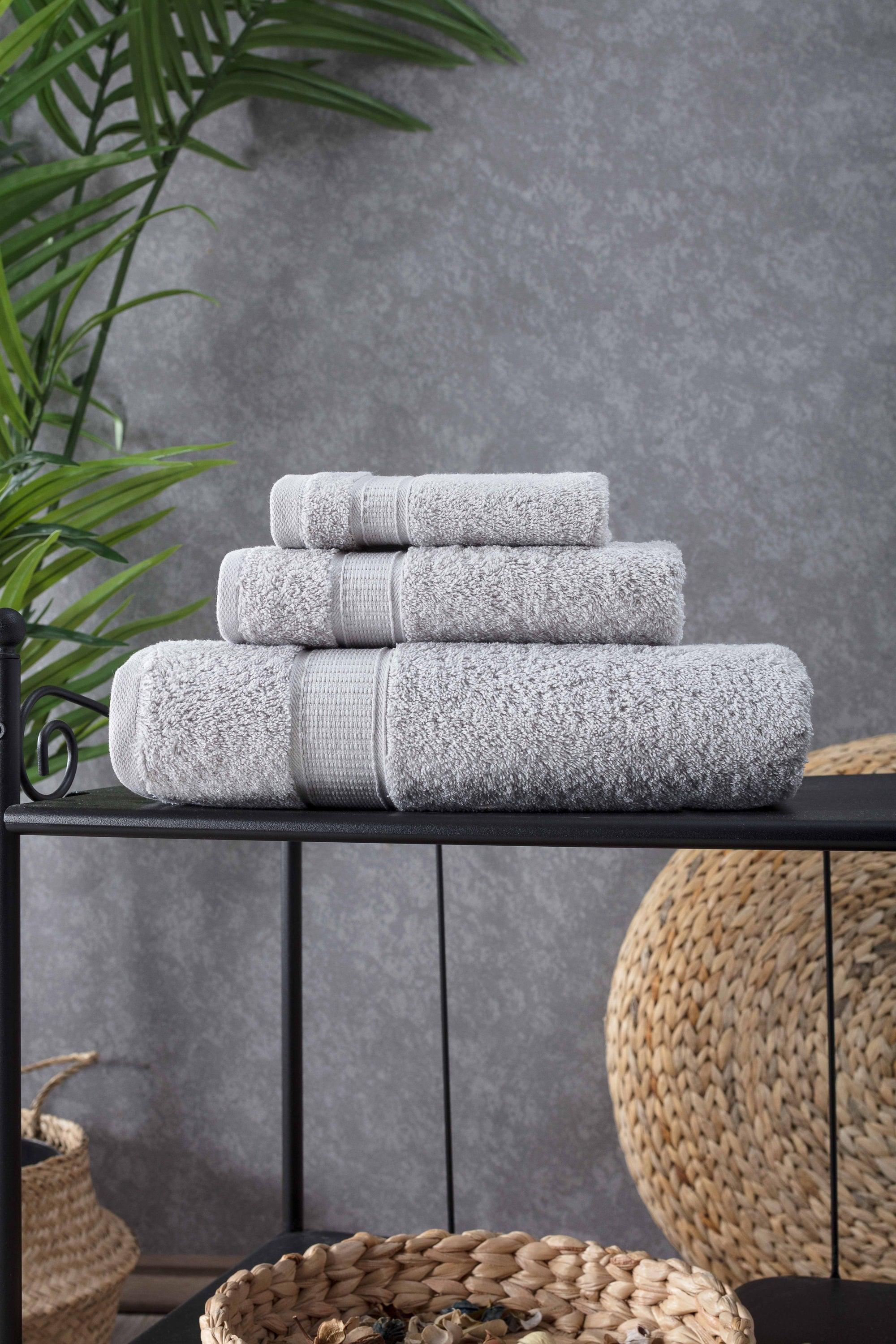 Turkish Cotton Bath Towel Set of 3 - VirtuousWares:Global