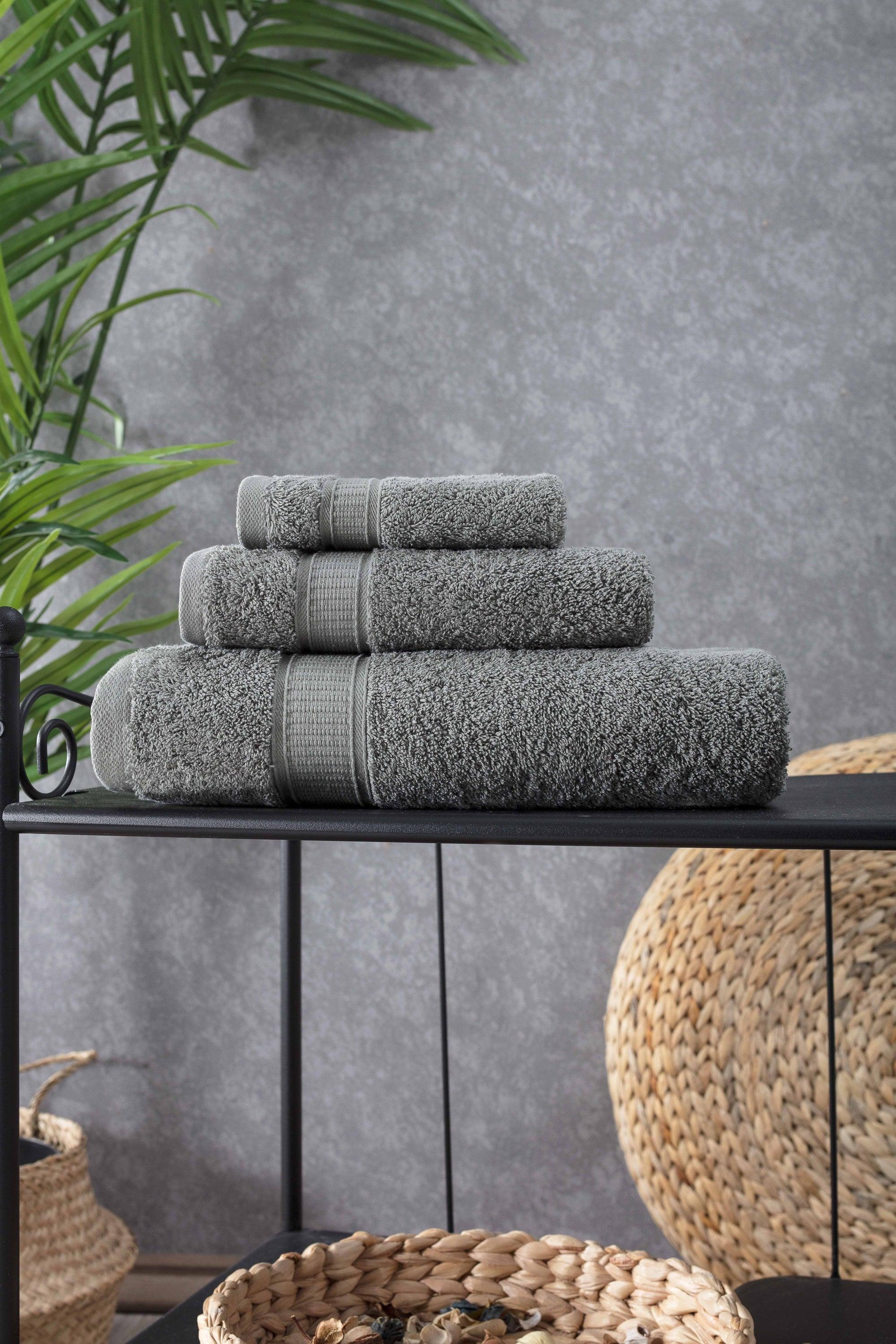 Turkish Cotton Bath Towel Set of 3 - VirtuousWares:Global