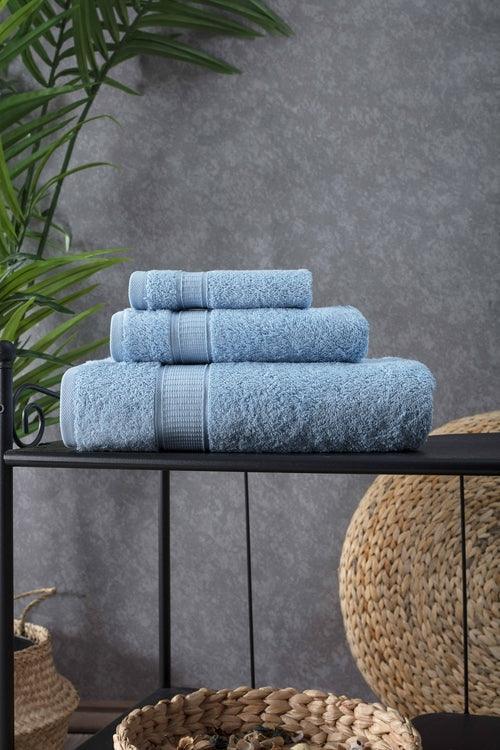 Turkish Cotton Bath Towel Set of 3 - VirtuousWares:Global
