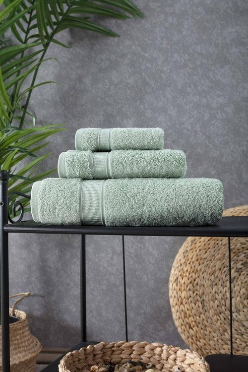 Turkish Cotton Bath Towel Set of 3 - VirtuousWares:Global