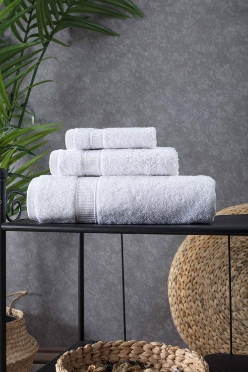 Turkish Cotton Bath Towel Set of 3 - VirtuousWares:Global