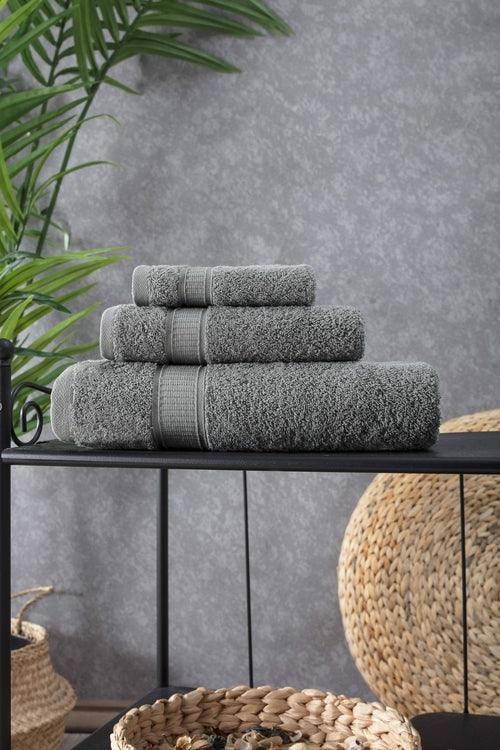 Turkish Cotton Bath Towel Set of 3 - VirtuousWares:Global
