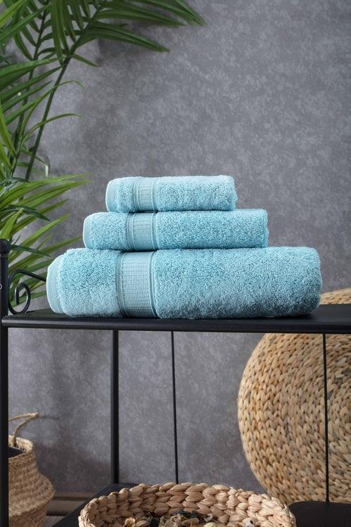Turkish Cotton Bath Towel Set of 3 - VirtuousWares:Global
