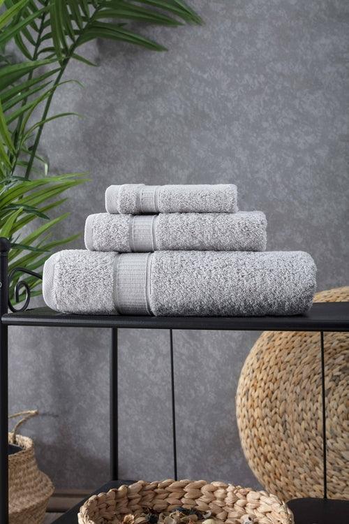 Turkish Cotton Bath Towel Set of 3 - VirtuousWares:Global
