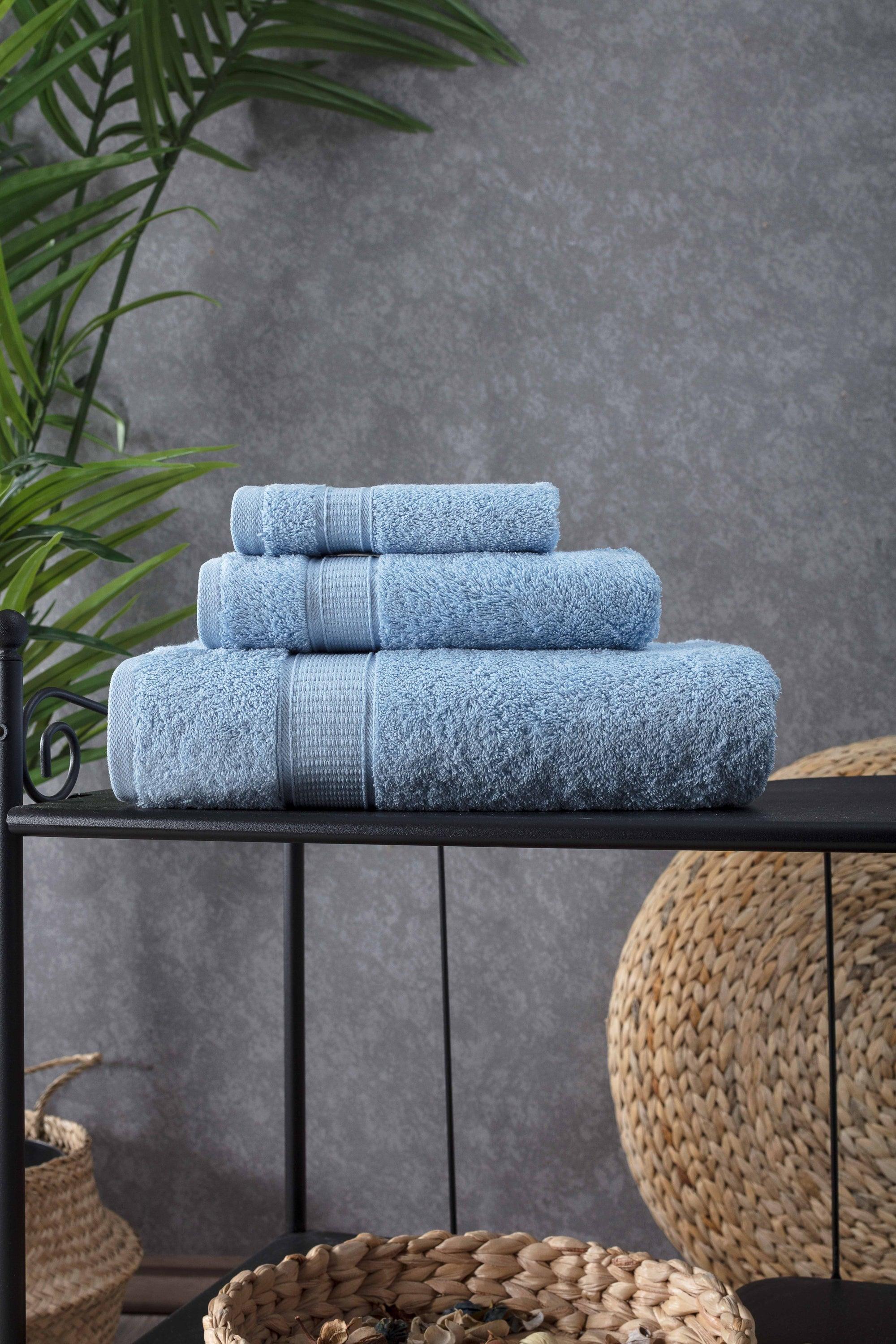 Turkish Cotton Bath Towel Set of 3 - VirtuousWares:Global