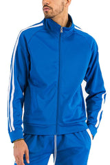 Two Stripe Zip Up Track Jacket - VirtuousWares:Global