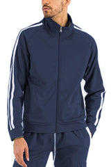 Two Stripe Zip Up Track Jacket - VirtuousWares:Global