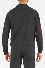 Two Stripe Zip Up Track Jacket - VirtuousWares:Global