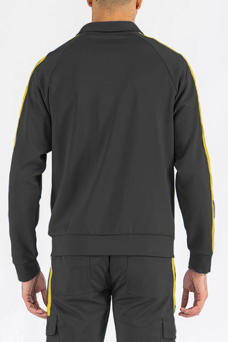 Two Stripe Zip Up Track Jacket - VirtuousWares:Global
