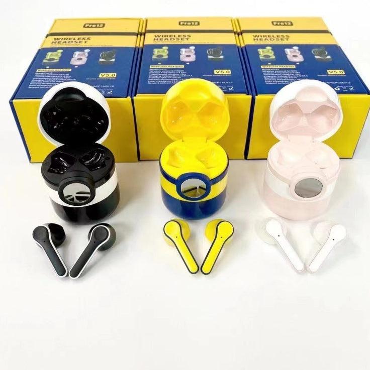 TWS Touch Digital Display Cartoon Binaural Stereo Headset - VirtuousWares:Global