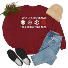 Types Of Snowflakes Sweat Shirt - VirtuousWares:Global