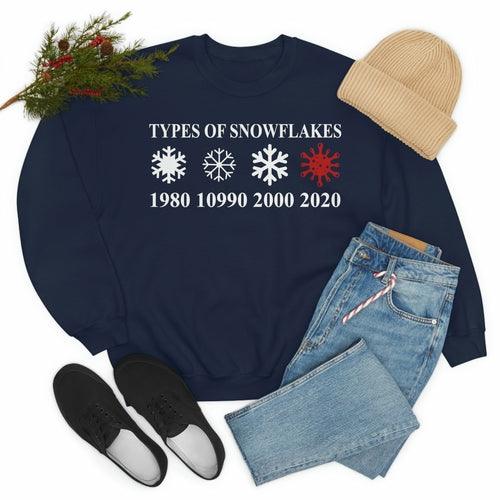 Types Of Snowflakes Sweat Shirt - VirtuousWares:Global