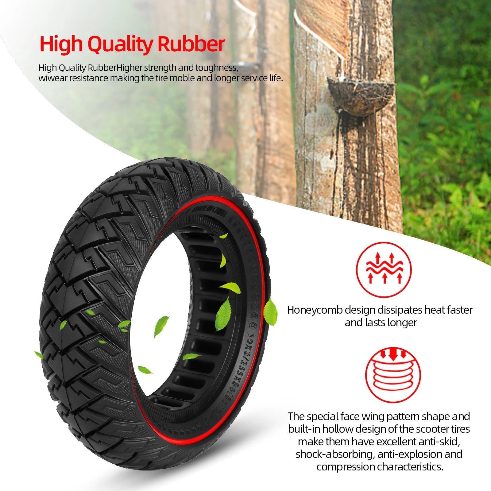 Ulip 10x3 High Quality Off-Road Solid Tire 255x80(80/65-6)Allterrain - VirtuousWares:Global