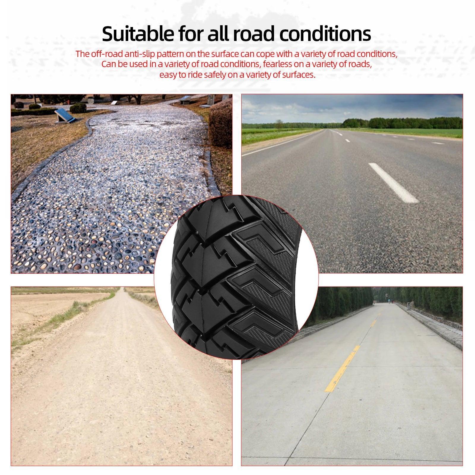 Ulip 10x3 High Quality Off-Road Solid Tire 255x80(80/65-6)Allterrain - VirtuousWares:Global