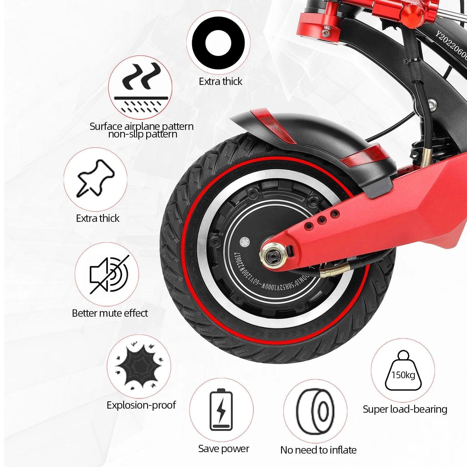 ULIP 10x3 Thickened Off-road Stab-proof Solid Tire For Zero 10x/Kaabo - VirtuousWares:Global