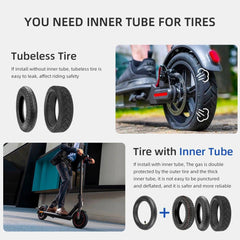 Ulip 2Pcs 10x3 Inner Tube With 90 Degree Valve For Zero 10x/Kugoo M4 - VirtuousWares:Global