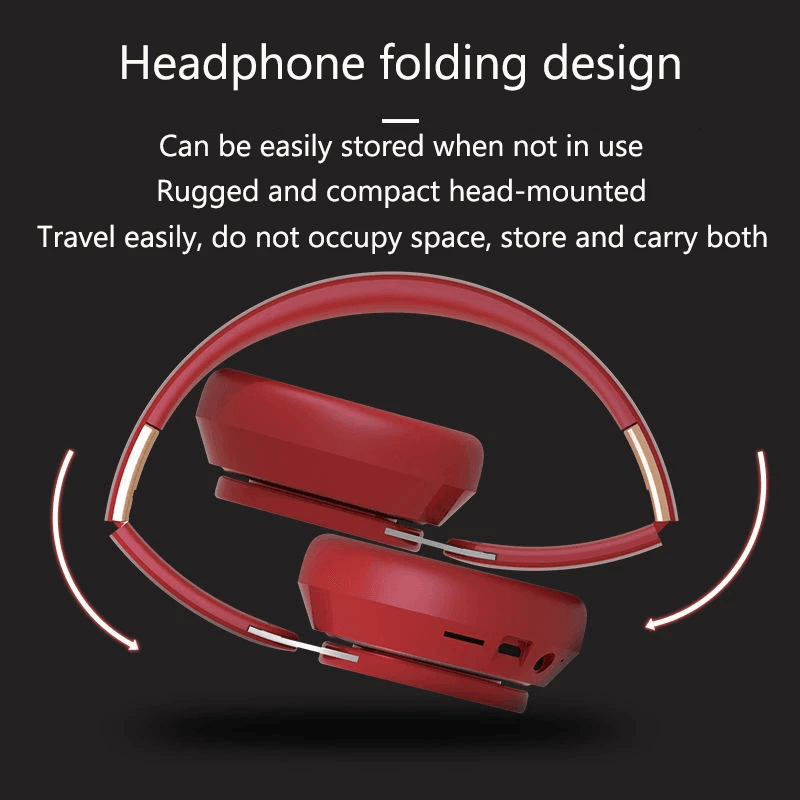 Ultra Long Battery Life Bluetooth 5.0 Wireless Stereo Headphones - VirtuousWares:Global