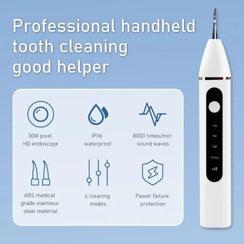 Ultrasonic Dental Scaler Electric Teeth Cleaner for Tooth Whitening - VirtuousWares:Global