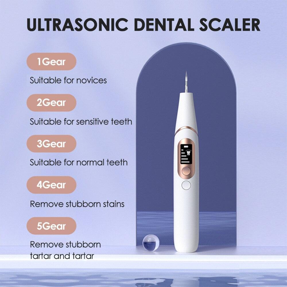Ultrasonic Dental Scaler Screen Display Electric Sonic Tooth Scaler - VirtuousWares:Global