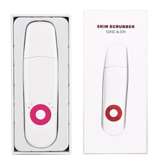 Ultrasonic Skin Scrubber Deep Cleaning US Plug Red - VirtuousWares:Global