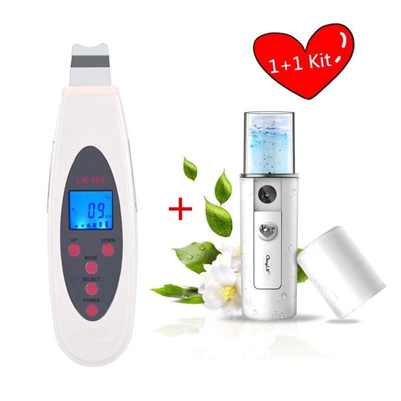 Ultrasonic Skin Scrubber Deep Face Cleaning Machine Remove Dirt - VirtuousWares:Global