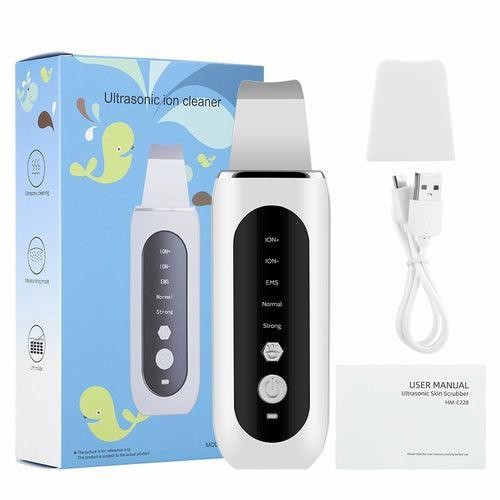 Ultrasonic Skin Scrubber EMS Microcurrent Face Lifting - VirtuousWares:Global