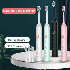 Ultrasonic Sonic Electric Toothbrush for Adults USB Rechargeable - VirtuousWares:Global
