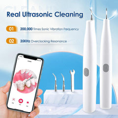 Ultrasonic Visual Dental Cleaning Teeth Whitening Kit Tartar - VirtuousWares:Global
