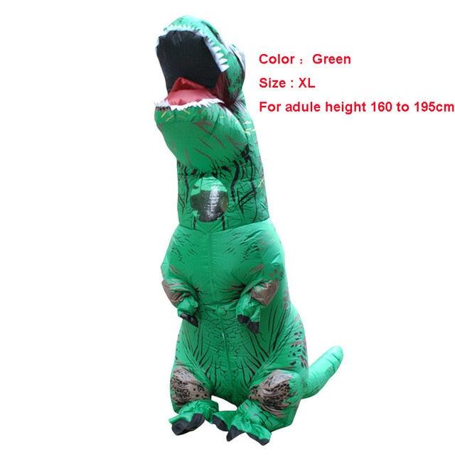 Unique Adult T-REX Inflatable Costume Christmas Cosplay Dinosaur Anima - VirtuousWares:Global