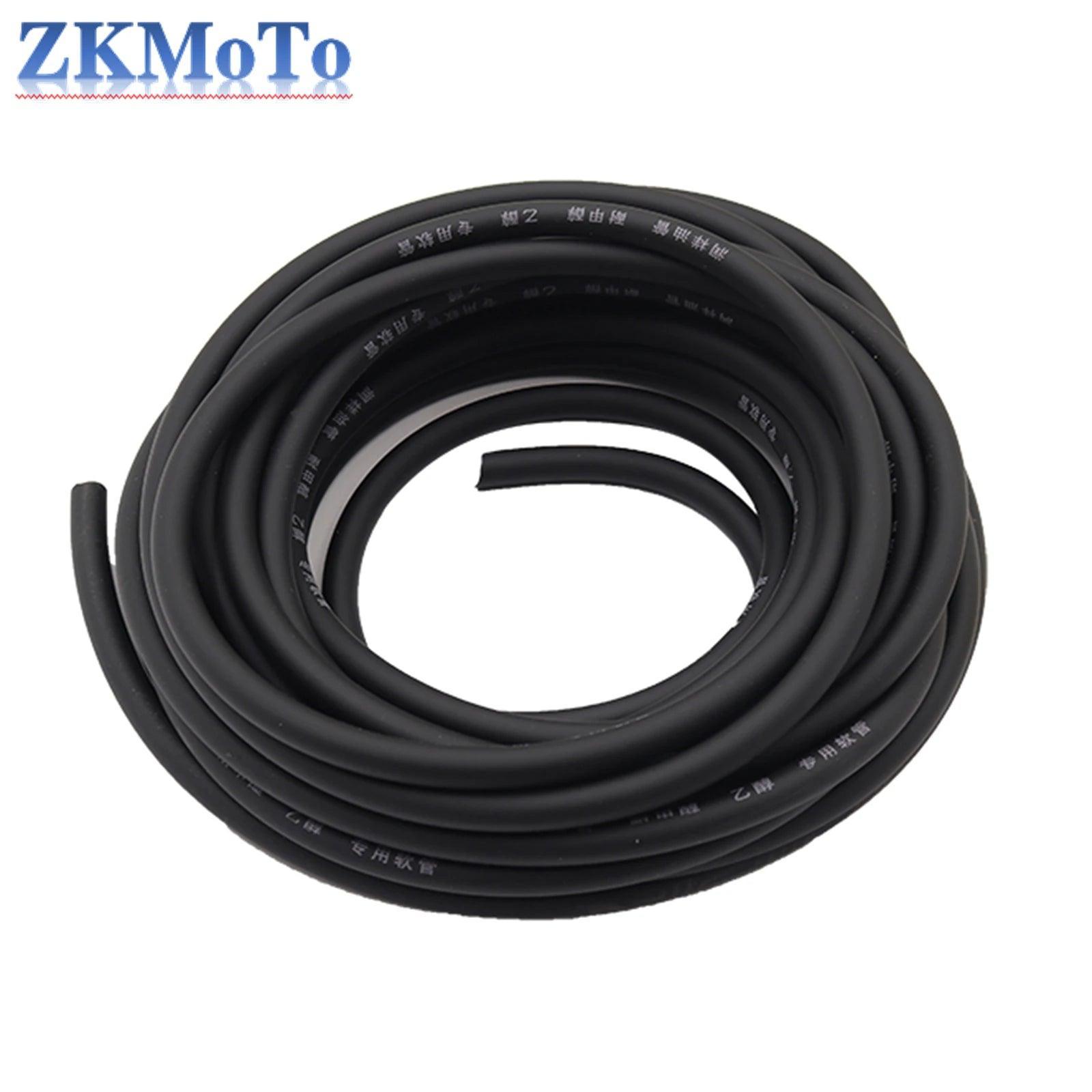 Universal 1M Motorcycle Hose Petrol Fuel Line Hose Gas Oil Pipe Tube - VirtuousWares:Global
