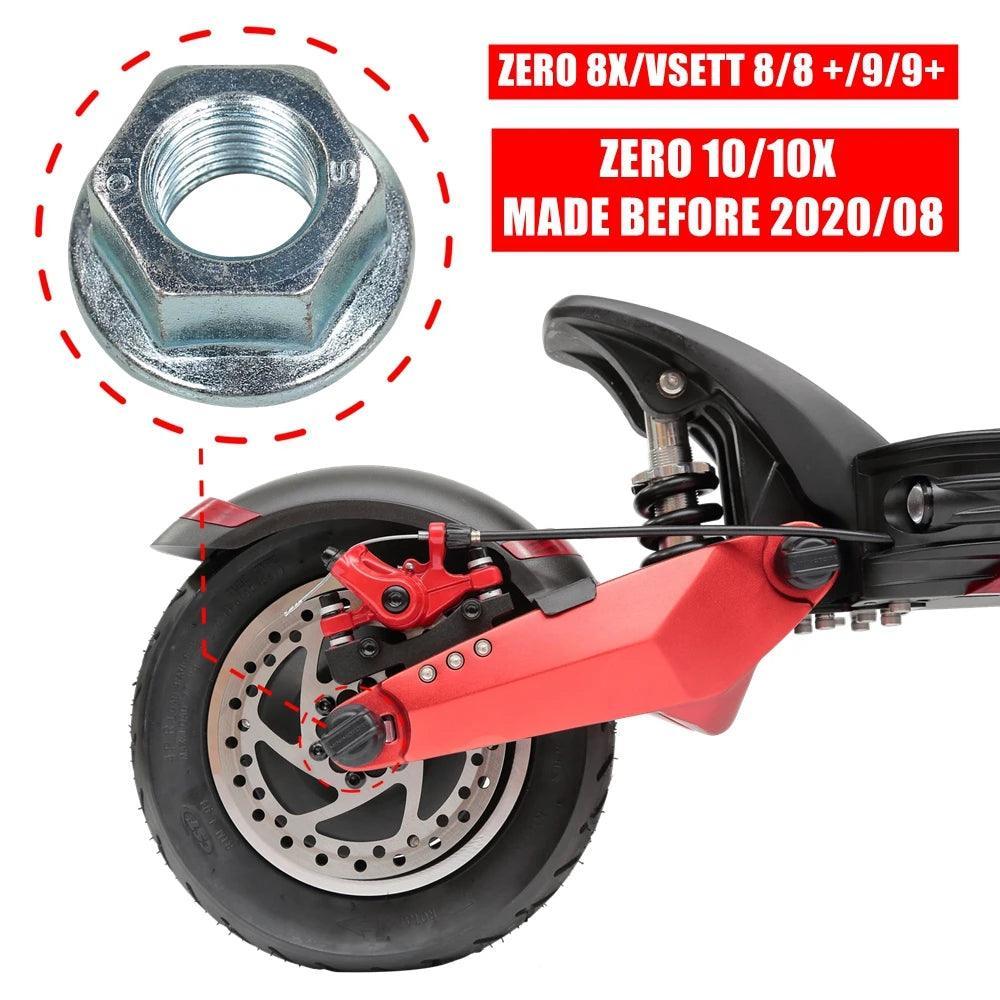 Universal M12 Iron Flange Nut for ZERO 8 9 8X VSETT 8+ 9+ Dualtron - VirtuousWares:Global