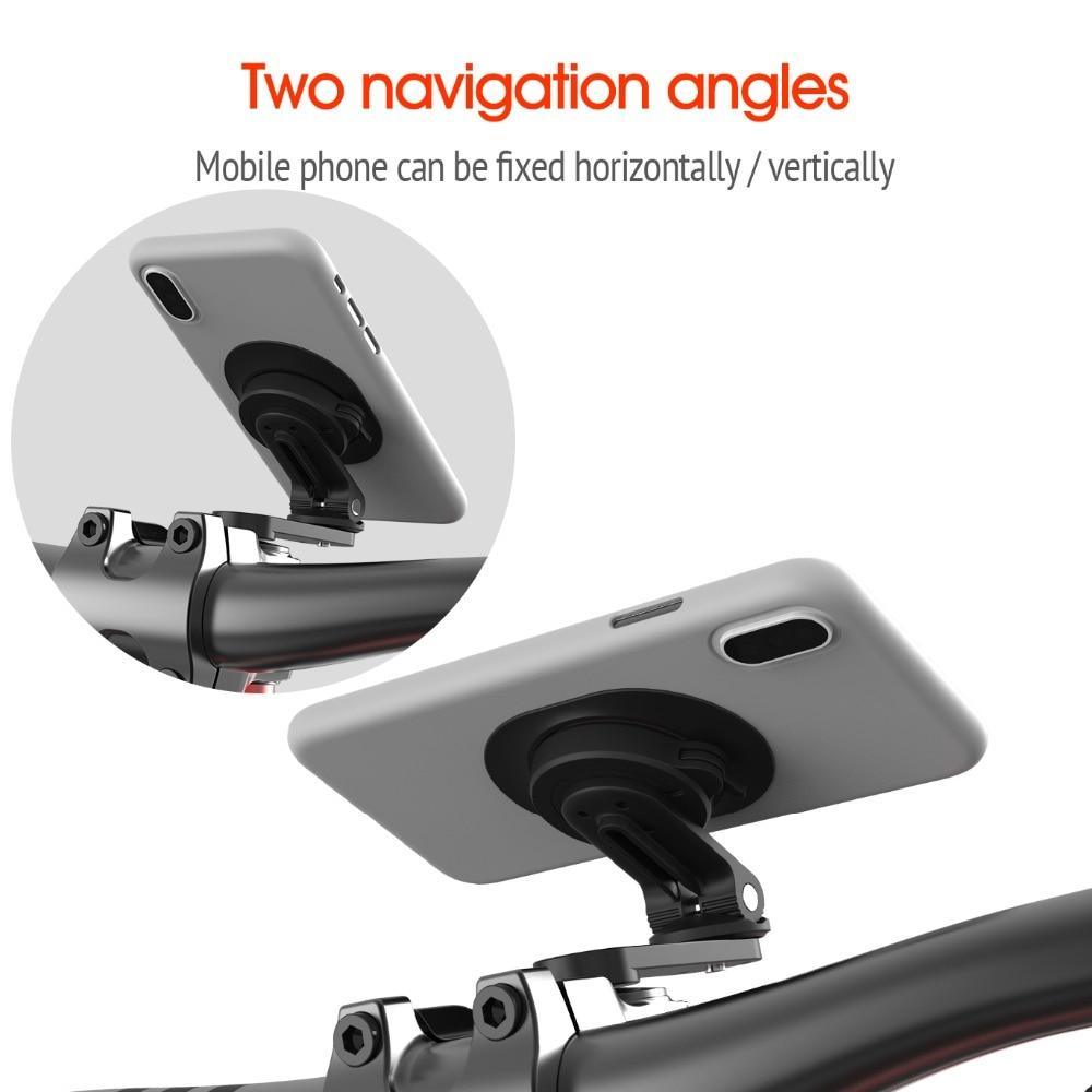 Universal Mobile Phone Holder Bicycle Aluminum Adjust angle Quick - VirtuousWares:Global