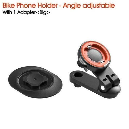 Universal Mobile Phone Holder Bicycle Aluminum Adjust angle Quick - VirtuousWares:Global