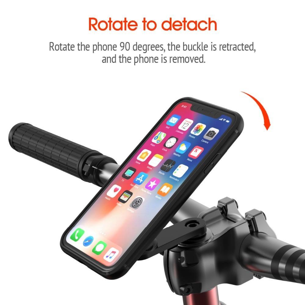 Universal Mobile Phone Holder Bicycle Aluminum Adjust angle Quick - VirtuousWares:Global