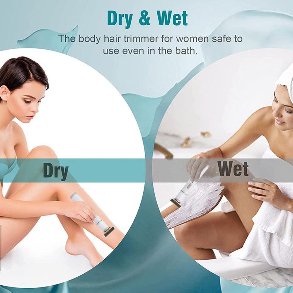 Upgraded 5 in 1 Electric Shaver for Women Painless Eyebrow Razor - VirtuousWares:Global