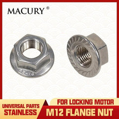 Upgraded M12 Stainless Steel Flange Nut for ZERO 8 9 8X VSETT 8 8+ 9 - VirtuousWares:Global
