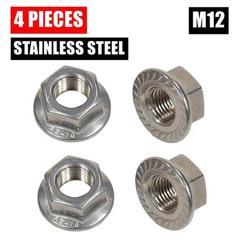 Upgraded M12 Stainless Steel Flange Nut for ZERO 8 9 8X VSETT 8 8+ 9 - VirtuousWares:Global