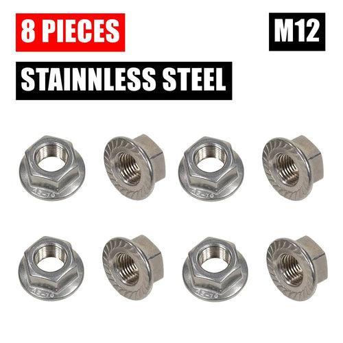 Upgraded M12 Stainless Steel Flange Nut for ZERO 8 9 8X VSETT 8 8+ 9 - VirtuousWares:Global