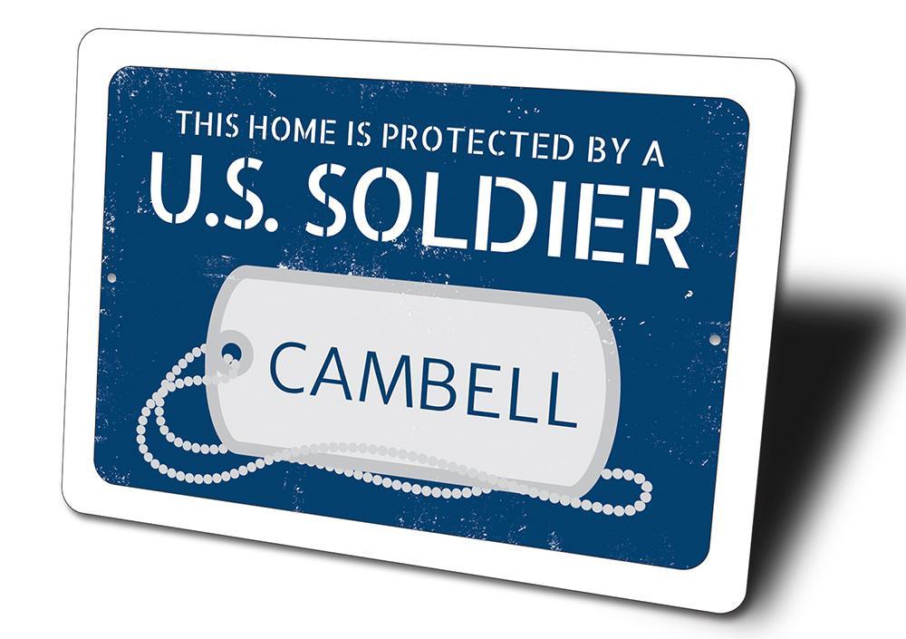 US Soldier Dog Tag Sign - VirtuousWares:Global