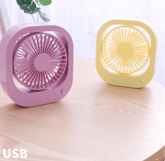 USB Desk Fan Portable Desktop Table Fan With 2 Speed - VirtuousWares:Global